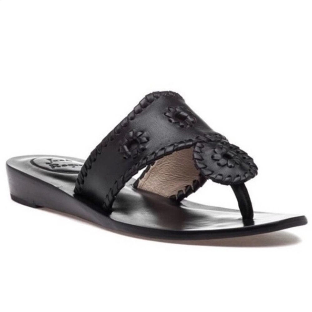 Jack Rogers Capri black sandals